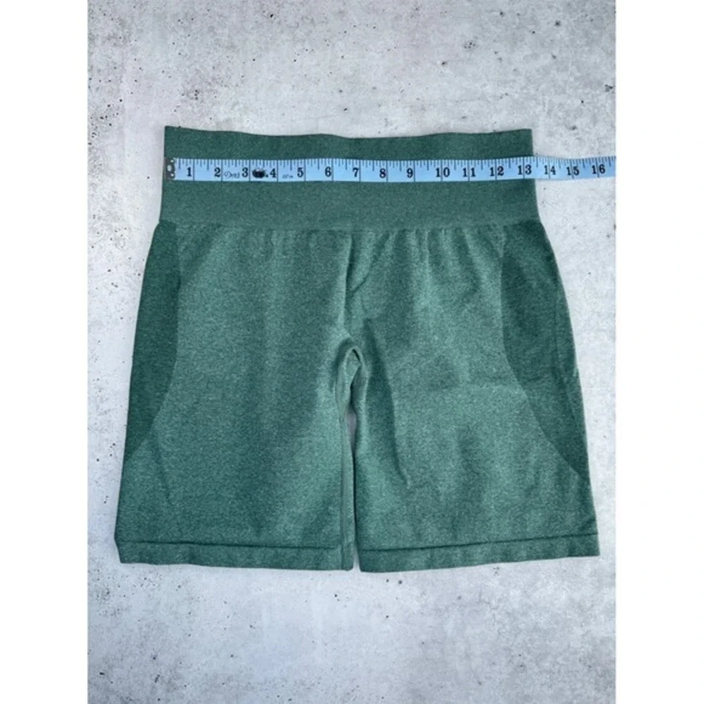 NVGTN Contour‎ Seamless Shorts Forest Green L High Waist Gymcore Workout